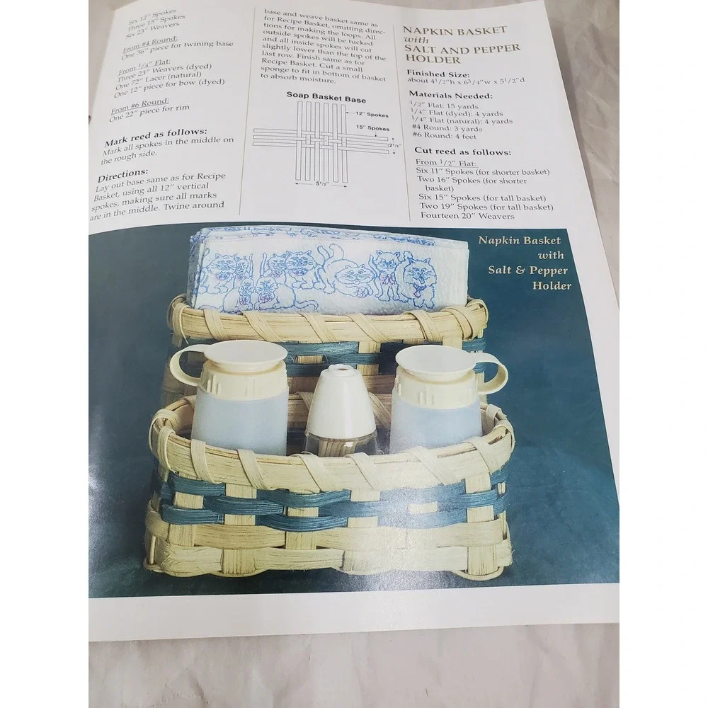 Basket Weaving Room By Room Kitchens & Bathrooms Kathie Ballard 1994 Pattern Bk